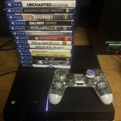Ps4 w/2tb external storage and Games