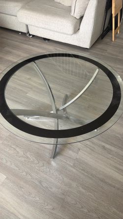 glass coffee table