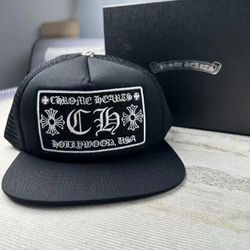 Chrome heart Hat