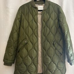 Avec Les Filles, Green Quilted Jacket 