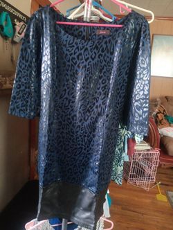 Navy.
Blue mark cheetah print dyes