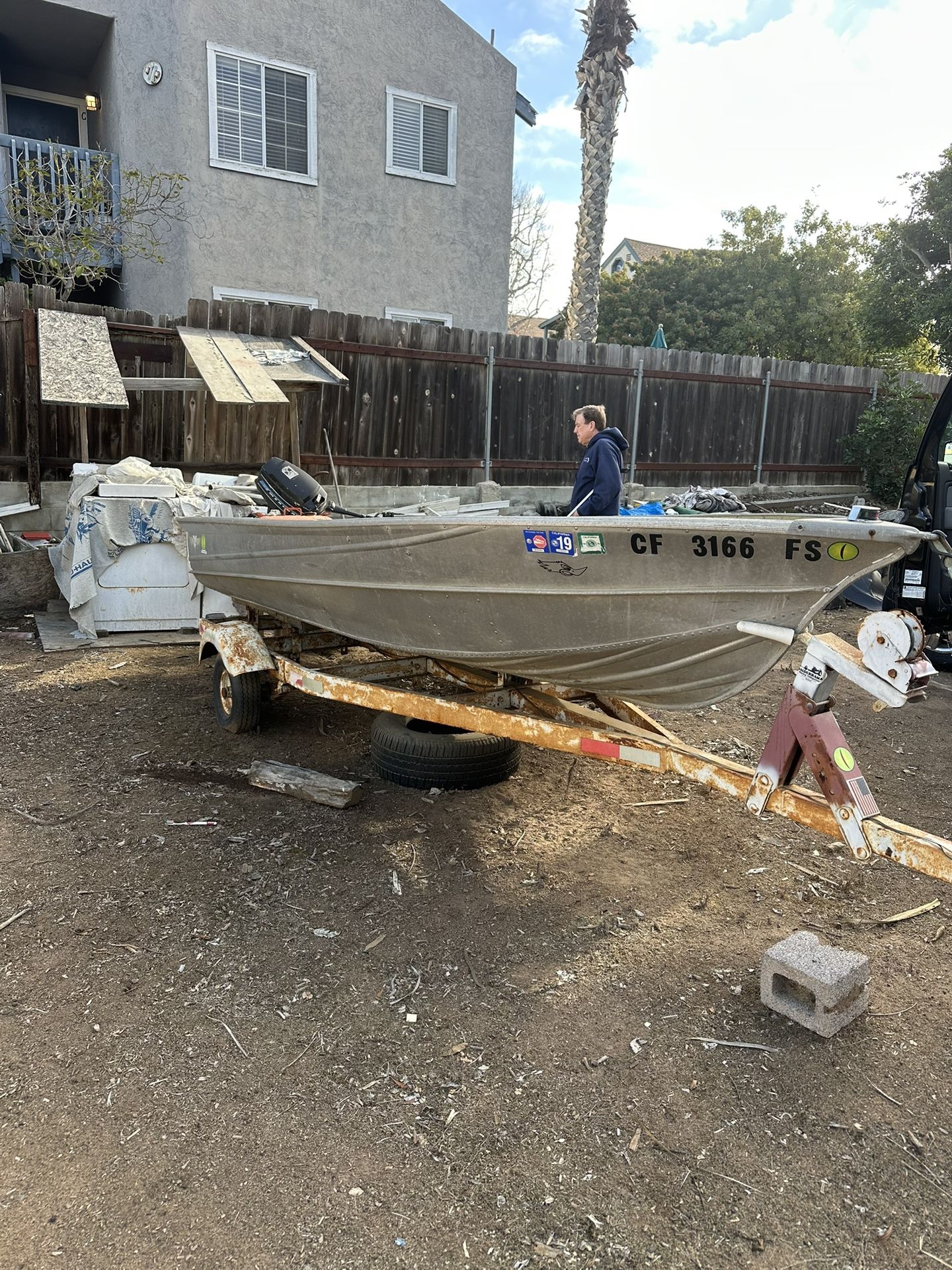 Aluminum Boat With Motor