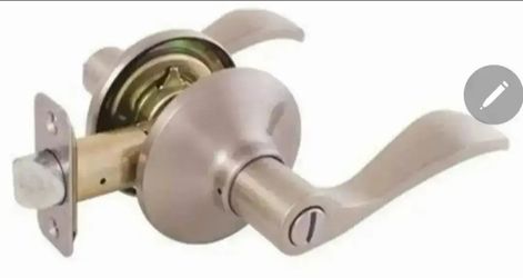 Defiant - Privacy  Naples Lever Door Lock, (M  Satin Nickel$$10 EA
Defiant - Privacy  Naples Lever Door Lock, (M  Satin Nickel$$10 EA Several quantiti