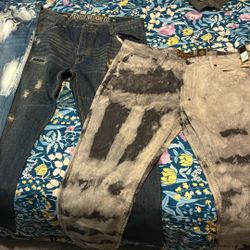 Brand New Akoo Jeans And Parish Shorts