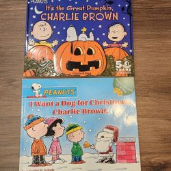 Lot of 2 Charlie Brown Peanuts Books