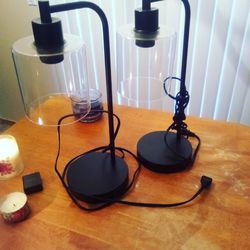 Industrial Table Lamp Set