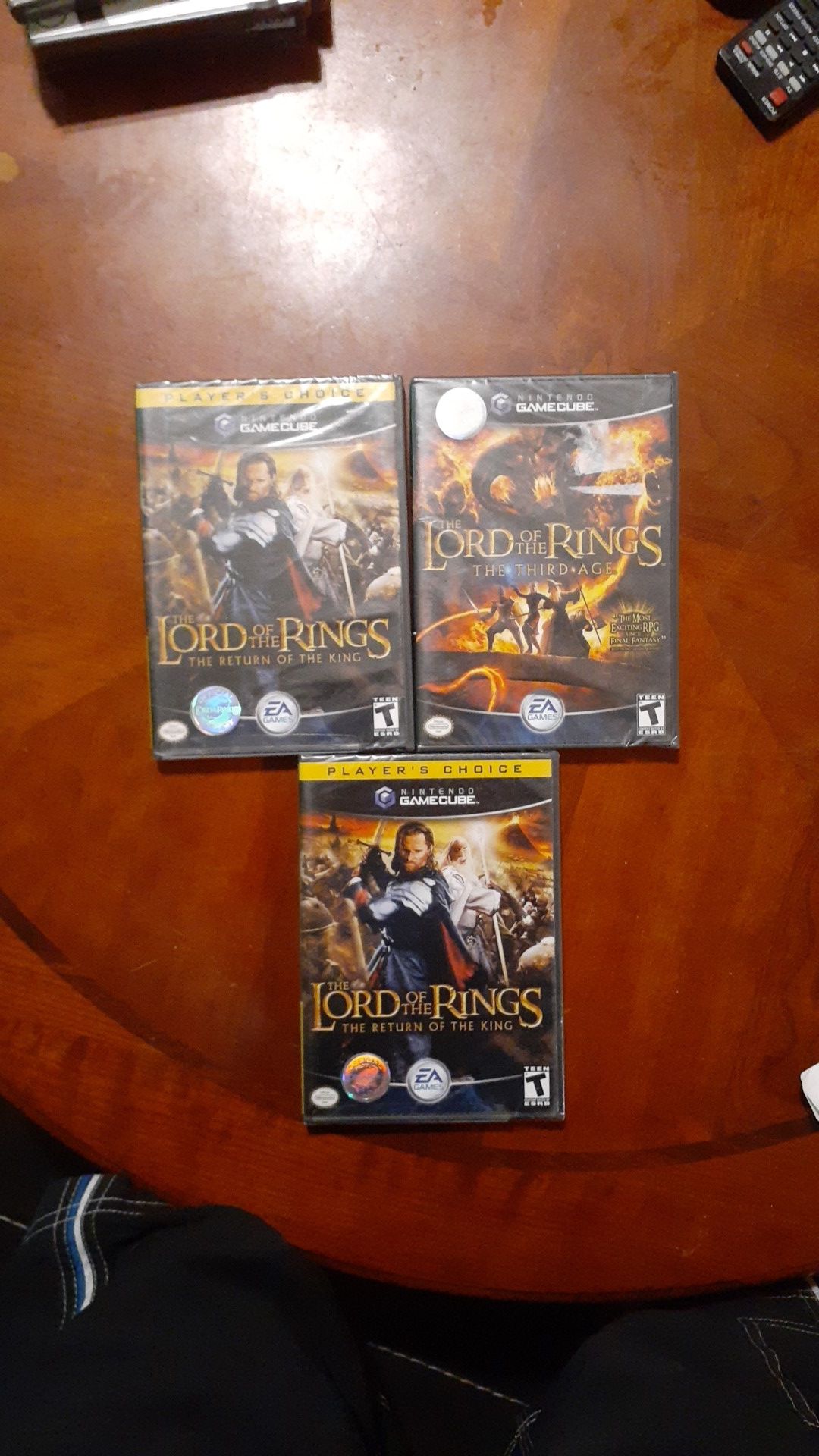 Nintendo gamecube, The lord of the rings, new games.