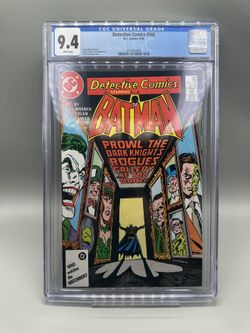 BATMAN Detective Comics #566 Giordano Cover of Batman's Rogue Gallery CGC 9.4
