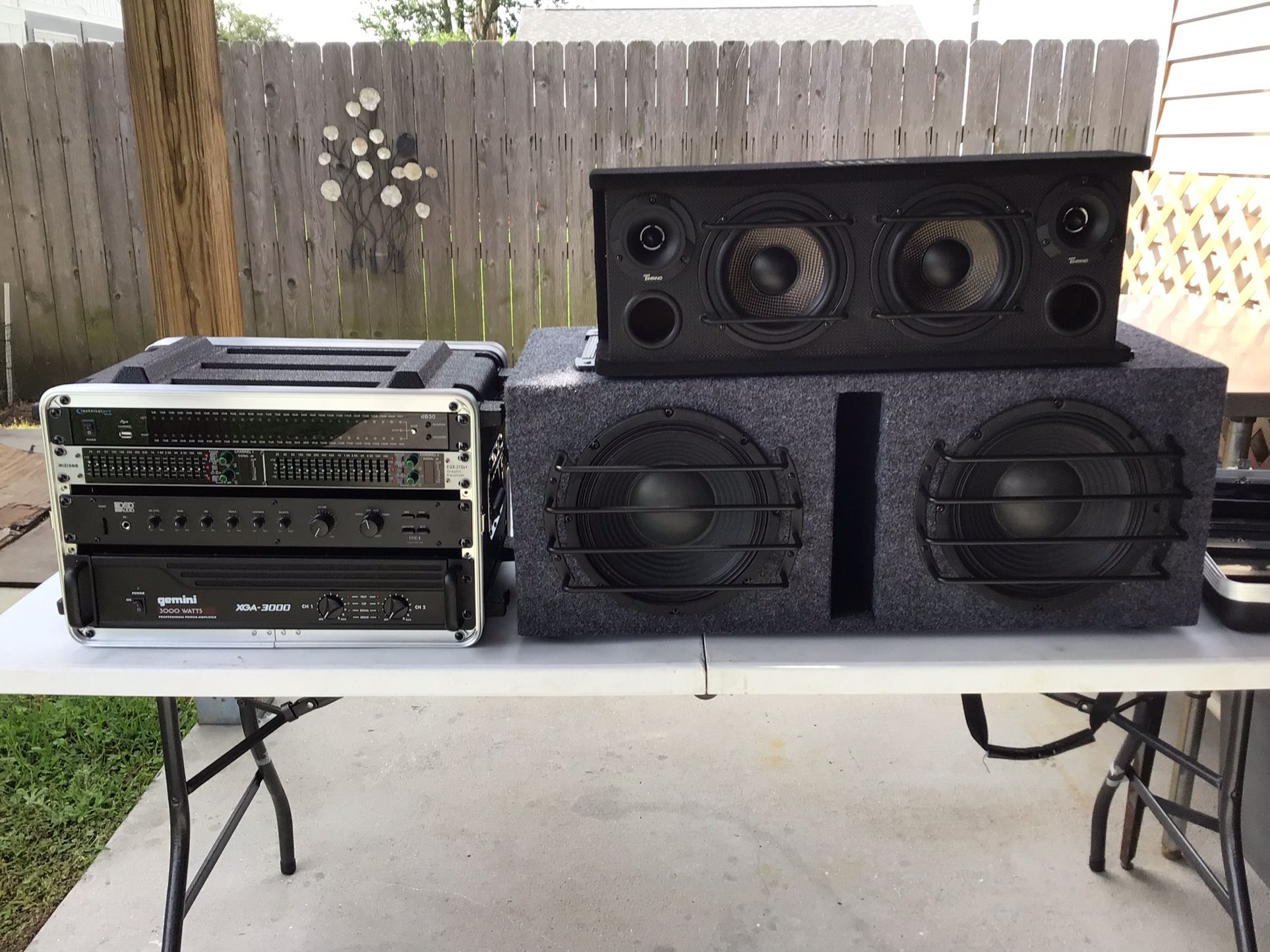 DJ Tailgate Truck box Music System