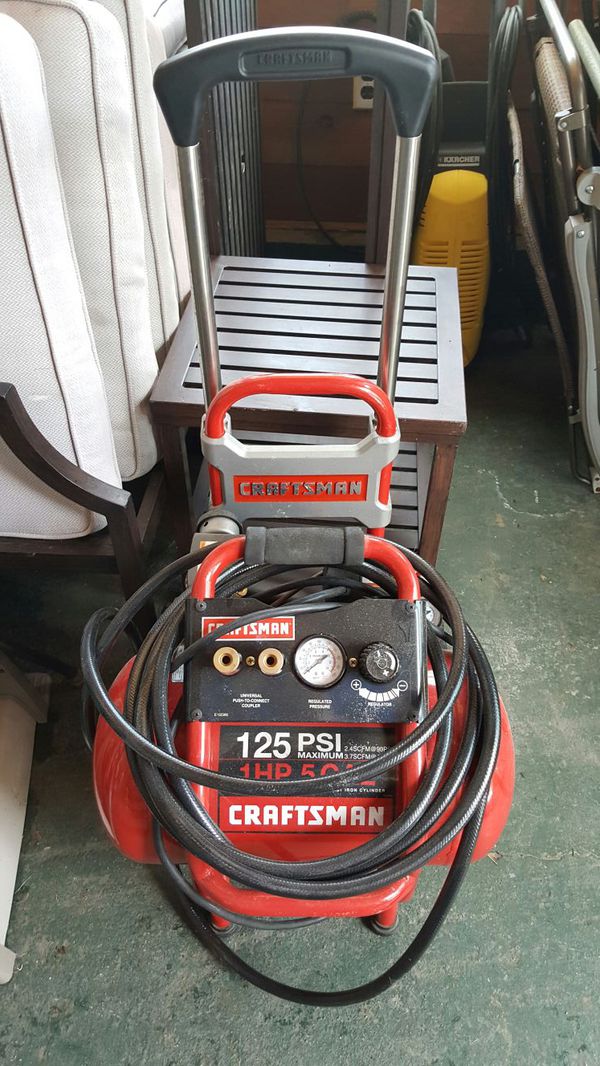 Craftsman Air Compressor 125psi 5 Gallon 1 Hp For Sale In Beverly Ma