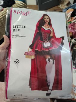 little red new costume. sz xlarge