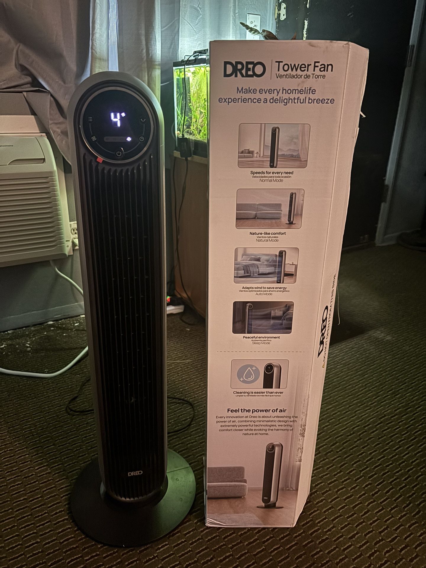 Dreo Four Speed Tower Fan