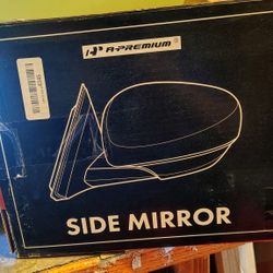 Lot # FA0157: A-Premium Passenger Side Power Door Mirror - Compatible with Hyundai Elantra 2016 - Non-Heated Manual Folding Black Outside Rear View Mi
