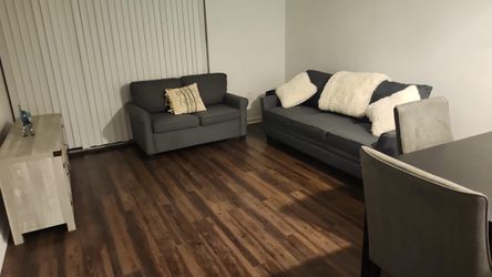 Two sofas .