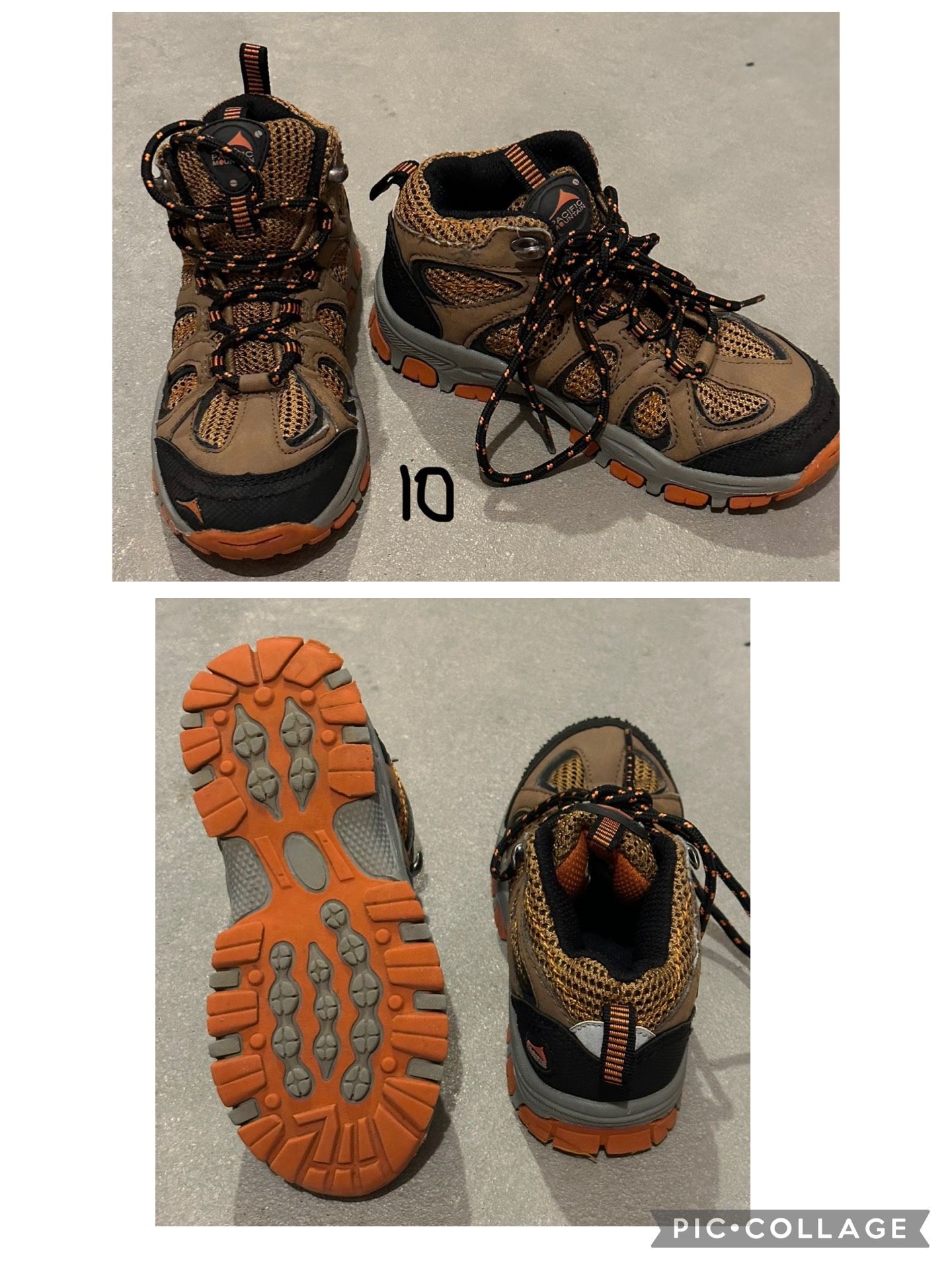 Children's Hiking Boots Size 10