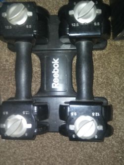 Ajustable Reebox Dumb Bells