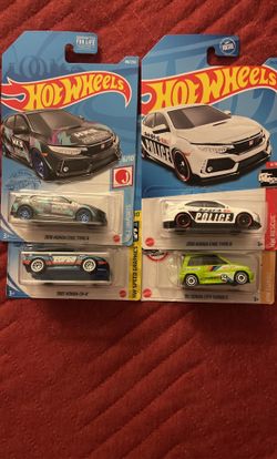 Hot Wheels Lot Of 4 New Honda 🛞🔥 SHIPPING ONLY 📦📦