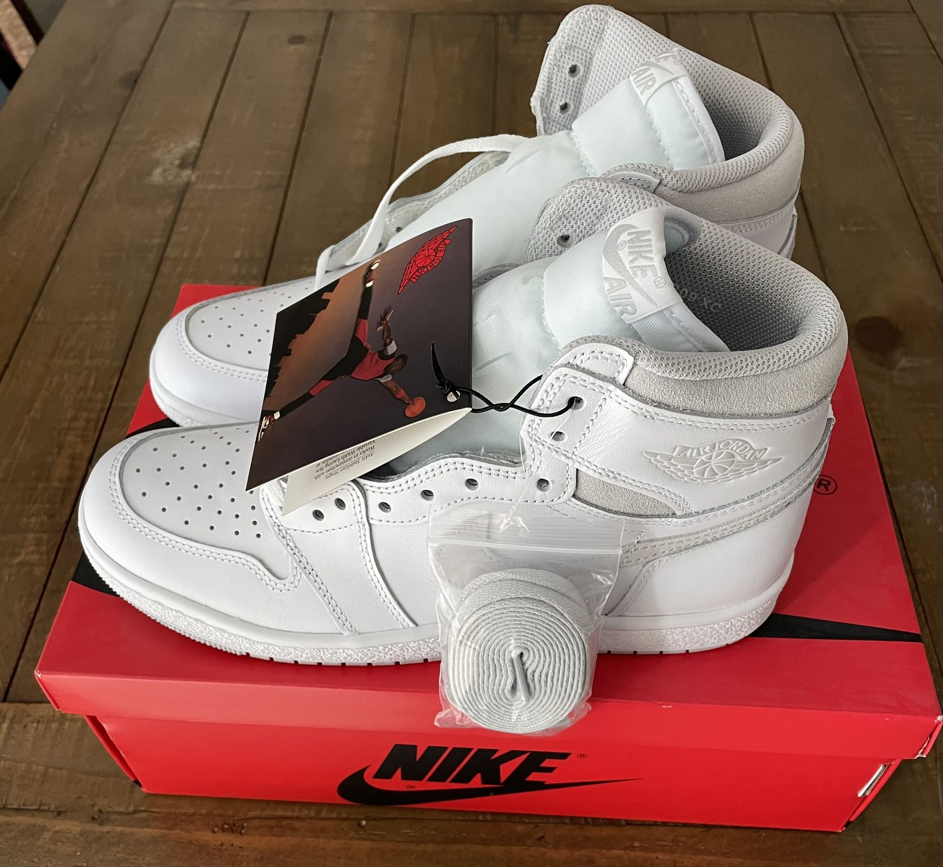 Jordan 1 Retro High 85 Neutral Grey Mens Size 9 FOR RETAIL PRICE!!