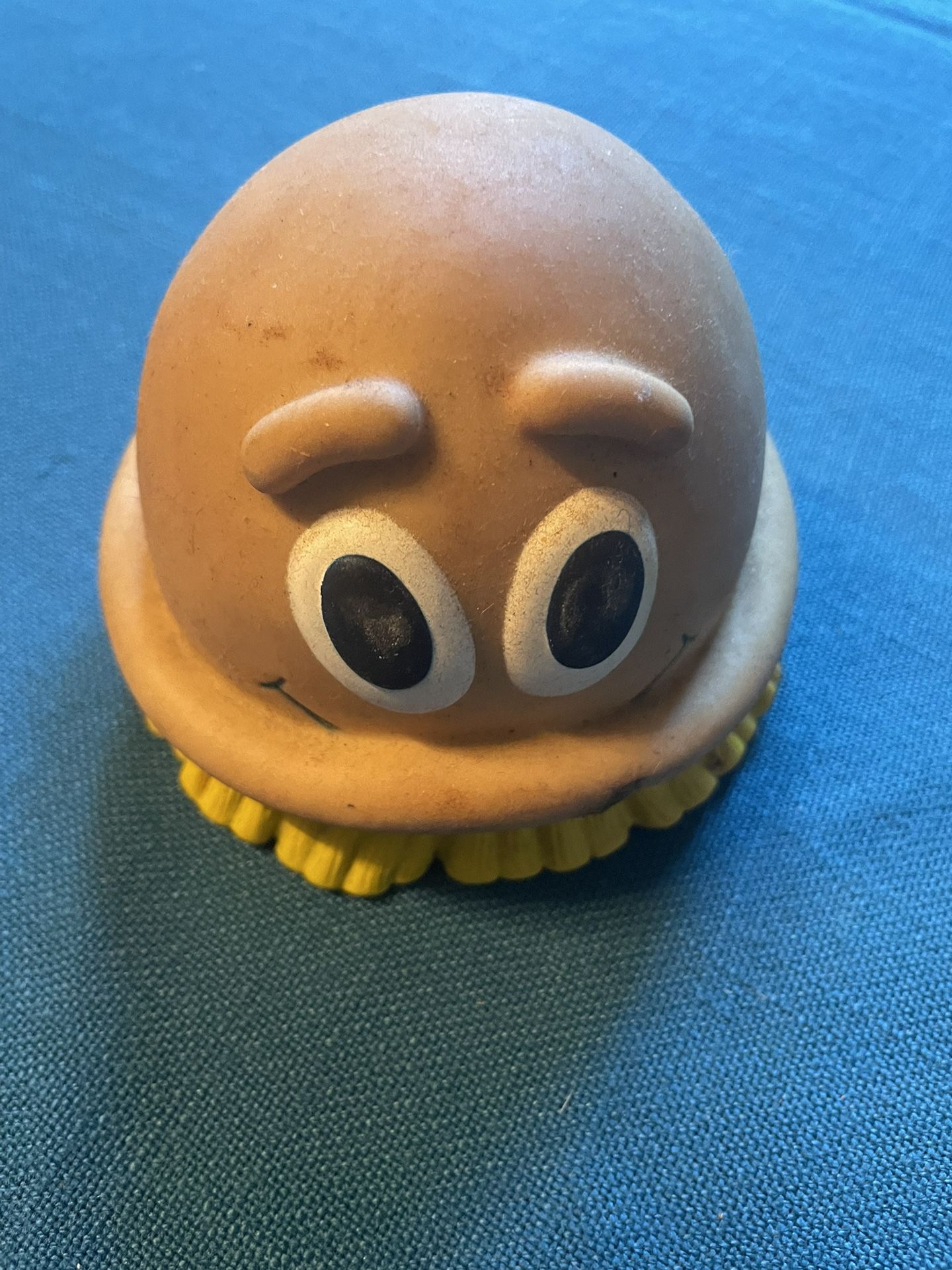 1990 Rubber Scrubbing Bubble Scrub Brush Promo 3" Squeaky Figure
