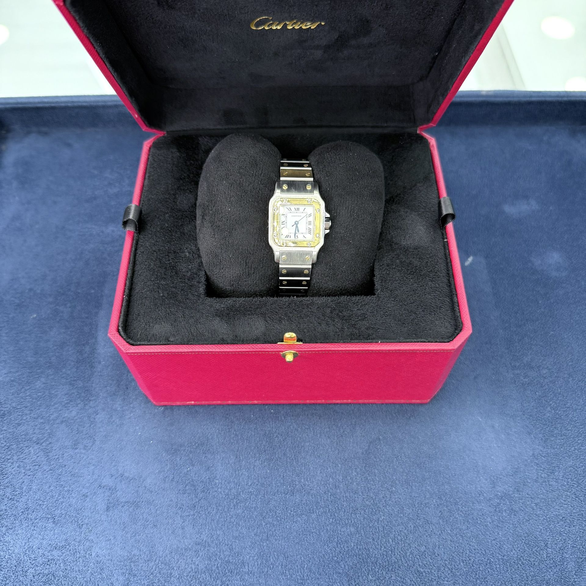 Cartier Small 2 Tone Stainless And Gold 