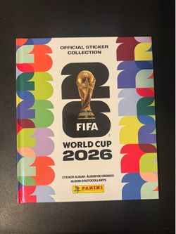 World Cup Panini Hardcover Sticker Book