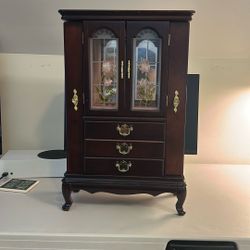 Wooden Antique Jewelry Dresser