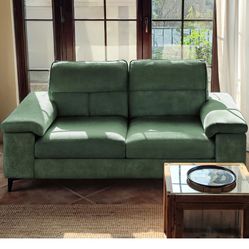 Brand New Green Chenille Sofa