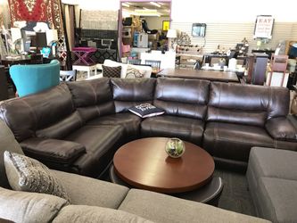 Brand New Leather Sectional