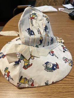 Antique Disney Baby Bonnet, 1938 