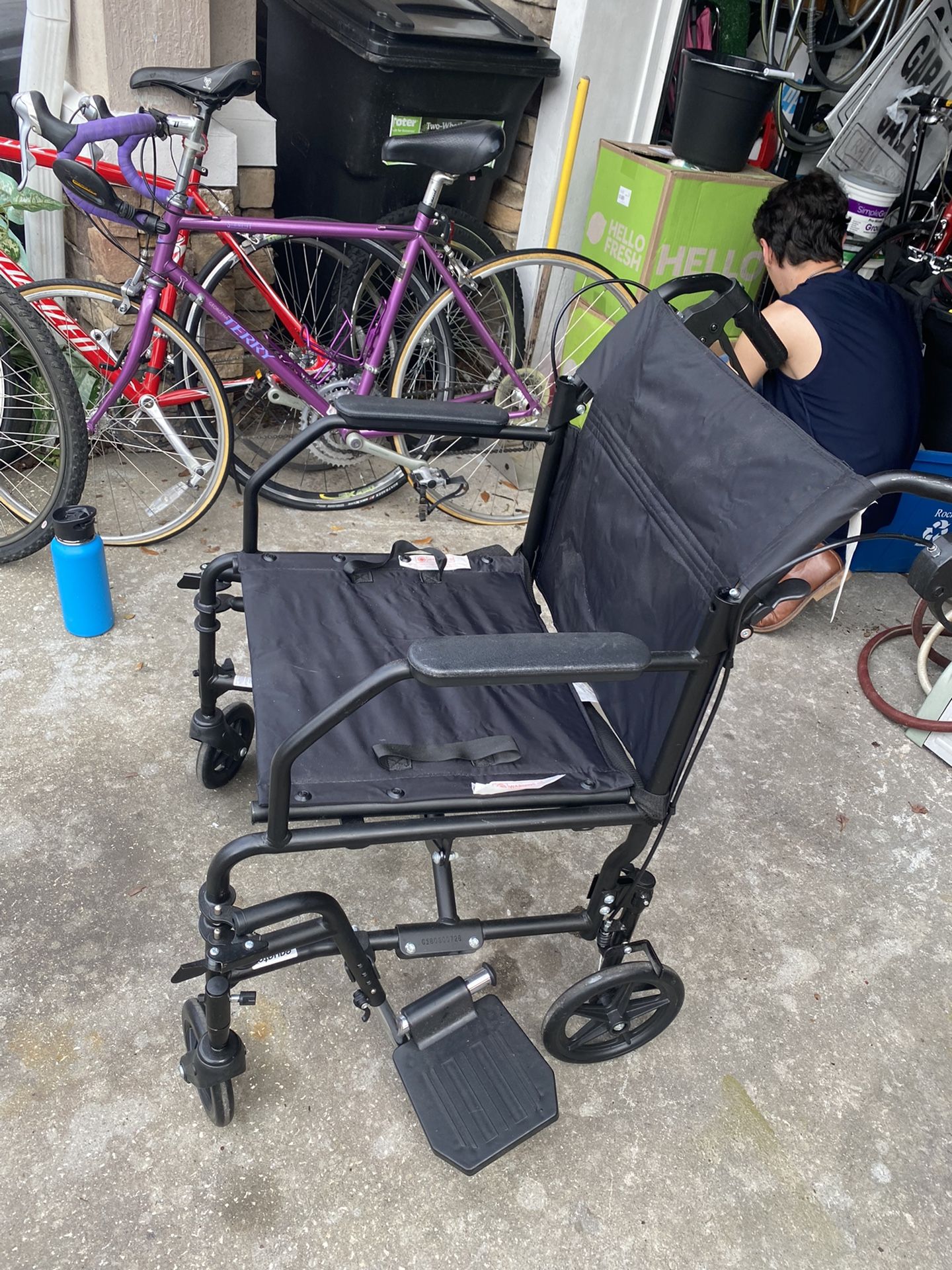 Manual Collapsible Push Wheelchair