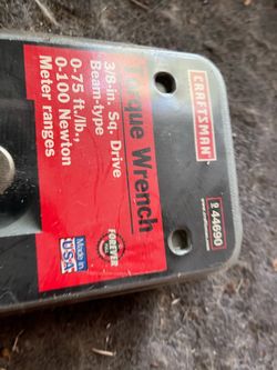 Craftsman 3/8-in Beam-Type Torque Wrench