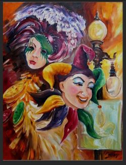 Stretched Canvas Print Mardi Gras Images by Diane Millsap, 24" x 32"
