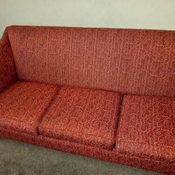Vintage Sofa With Couch Cover