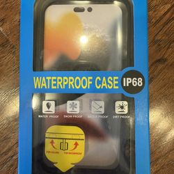 Case Waterproof Shockproof Snowproof Dirtproof Black，6.1