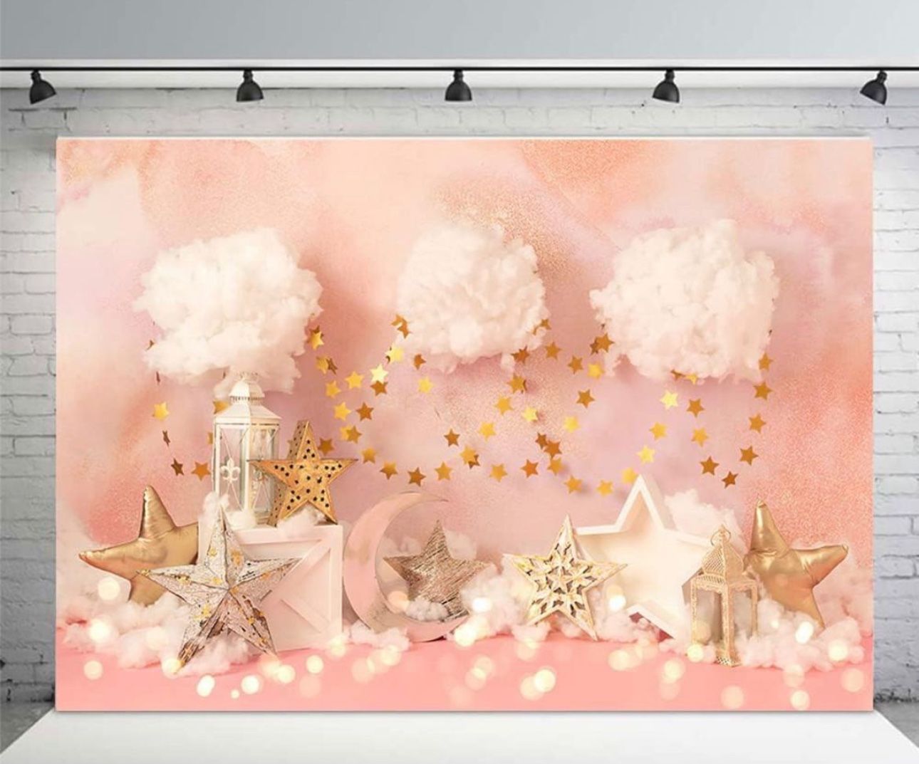 Beautiful Thin Vinyl 5’x7’ Party Backdrop