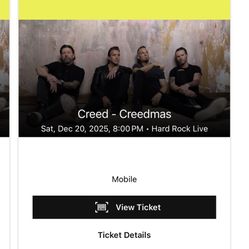  Creed Tickets 