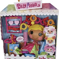 Lalaloopsy Silly Hair Doll- April Sunsplash & Pet Toucan, 13" Rainbow Hair Styling Doll with Multicolor Outfit 
