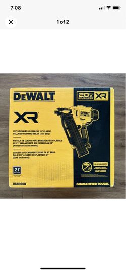 Dewalt framing nailer DCN920B nueva sellada
