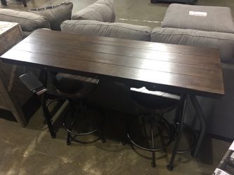 Narrow 3 Piece Dining Table Set Sale