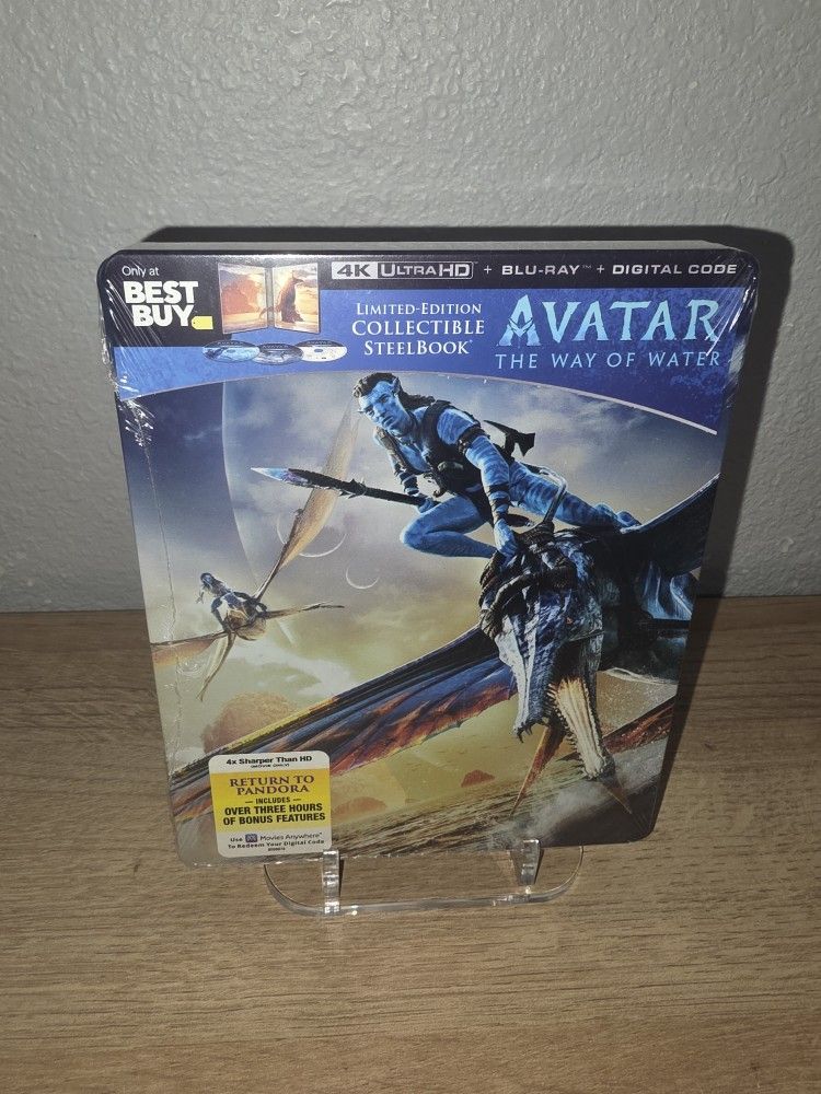 Avatar: The Way of Water Steelbook (4K UHD+Blu-ray+Digital)