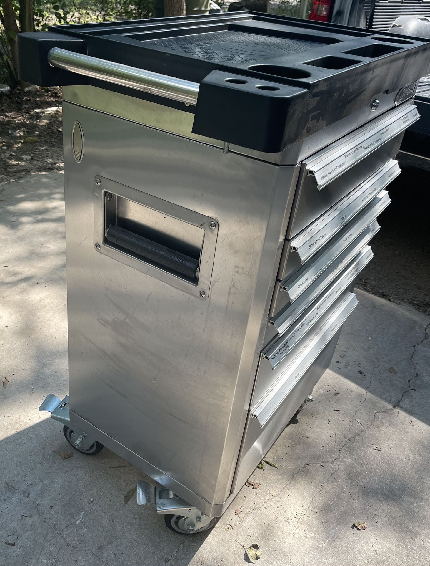 Kobalt 33.4-in W x 40-in H 6-Drawer Stainless Steel Rolling Tool Cabinet (Stainless Steel)