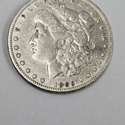 1895-O Morgan Silver Dollar Silver Coin, Choice VF Lower Mintage Better Date