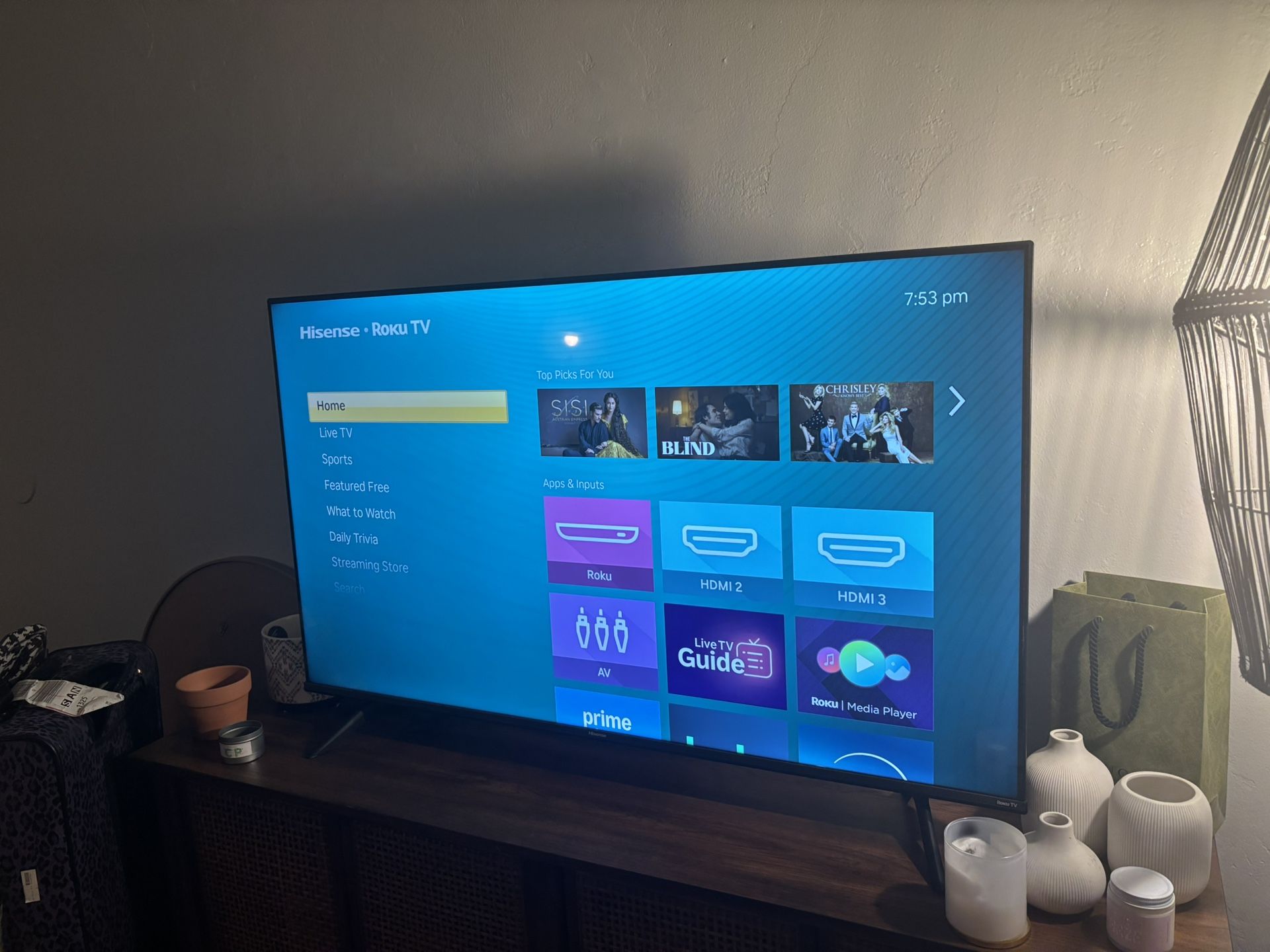 50” Hisense Roku Tv