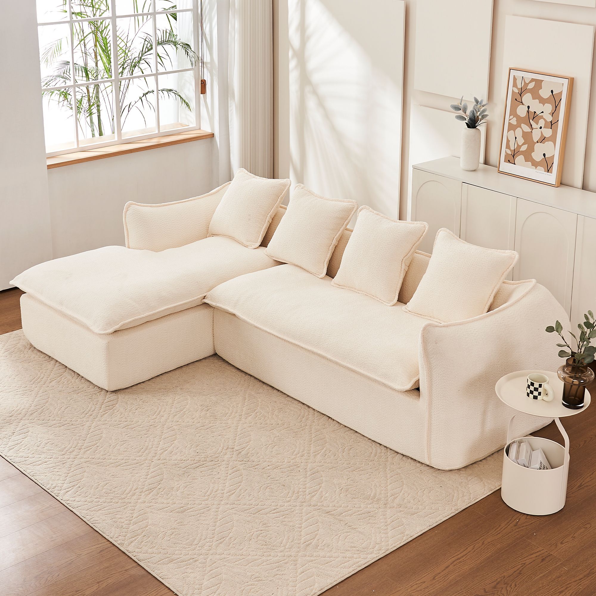 VIDEO provided Sofa Deep Seat Sofa Seater for Living Room