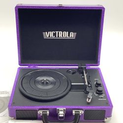 Victrola Journey Bluetooth Suitcase Record Player with 3-speed Turntable
