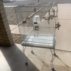 Bird Cage And Stand