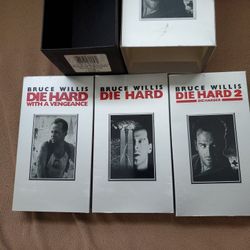 Die Hard Trilogy VHS Tapes