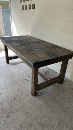 Free - wooden table - work bench