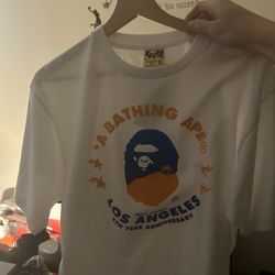 XL A Bathing ape LA 4th year anniversary shirt