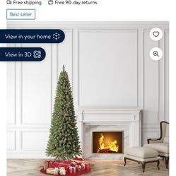 Christmas Tree 7ft With Lights New